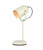 Desk Lamp Cream Adjustable Curved Shade E27 60W