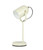 Desk Lamp Cream Adjustable Curved Shade E27 60W