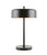 Table Lamp Black Drum Shade E27 60W 46cm