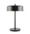 Table Lamp Black Drum Shade E27 60W 46cm