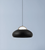 LED Pendant Light Black Brass Highlight 8W Tri-CCT 109lm 35cm