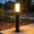 Bollard Light Black Stainless Steel E27 18W 240V IP44 100cm