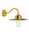 Wall Light Brass Stainless Steel Barn Style E27 60W IP44