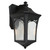 Large Elegant Lantern Wall Light Black E27 60W IP44