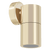 Down Wall Light Brass GU10 6W Tri-CCT 550lm IP65 240V