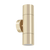 Up Down Light Brass GU10 6W Tri-CCT 550lm IP65 240V