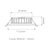 LED Downlight Black 35mm x 114mm Tri-CCT 8W 900lm IP44 IK05