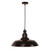 Pendant Light Bronze 38cm E27 60W Vintage Industrial Style