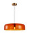 Pendant Light Orange Dome Glass 42cm E27 40W