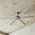 165cm 65-inch Nickel DC Ceiling Fan Remote Control 6 Blade 55W 6 Speed