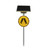 Solar Pedestrian Sign Motion Activated Backlit Sign Heavy Duty