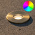 Inground Light 55mm Round Brushed Brass 2.5W RGBW 24V IP67 IK10