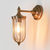 Wall Light Brass E27 40W IP54 Lantern Style