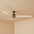 176cm 70-inch Black-White DC Ceiling Fan Smart Remote Control 3 Blade 30W 6 Speed
