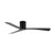 132cm 52-inch Black DC Ceiling Fan Hugger Low Profile WiFi Smart Remote 3 Blade 33W 6 Speed