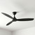 142cm 56-inch Black DC Ceiling Fan With WiFi Smart Remote 3 Blade 33W 6 Speed
