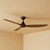 132cm 52-inch Black-Teak DC Ceiling Fan With WiFi Smart Remote 3 Blade 33W 6 Speed