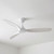 142cm 56-inch White DC Ceiling Fan With WiFi Smart Remote 3 Blade 33W 6 Speed