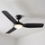122cm 48-inch Black DC Ceiling Fan With Light Smart WiFi Remote 3 Blade 33W