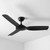 122cm 48-inch Black DC Ceiling Fan With WiFi Smart Remote 3 Blade 33W 6 Speed