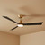 132cm 52-inch Bronze-Charcoal DC Ceiling Fan Smart 18W Light WiFi Remote 3 Blade 33W