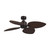 127cm 50-inch Bronze-Walnut DC Ceiling Fan WiFi Smart Remote 4 Blade 32W 6 Speed