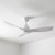 132cm 52-inch White DC Ceiling Fan WiFi Smart Remote 3 Blade 34W 6 Speed