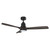 107cm 42-inch Black-Walnut Smart DC Ceiling Fan With Light WiFi Remote 3 Blade 40W