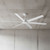 203cm 80-inch White DC Ceiling Fan WiFi Smart Remote 6 Blade 55W 6 Speed