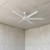 Devaux 203cm 80-inch White DC Ceiling Fan WiFi Smart Remote 6 Blade 55W 6 Speed