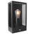 Wall Light Black 17cm Upward E27 60W 240V With Sensor IP44