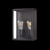 Wall Light Black 23cm 2 Light E27 60W IP44 Classic
