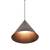 Pendant Light 28cm Bronze Brass Cone E27 60W