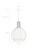 Pendant Light 35cm Black Timber Cage E27 60W