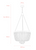 Pendant Light 70cm Bronze and Natural Beaded 5 Light E27 60W