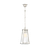 Pendant Light 20cm Nickel Clear Glass E27 60W