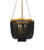 Pendant Light 40cm Black and Gold Beaded 3 Light E27 60W