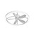 50cm 21-inch White DC Ceiling Fan With Light WiFi Smart Remote 5 Blade 9W