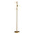 Floor Lamp Brass Opal Glass 3 Light G9 4W 4000K 158cm