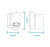 LED Wall Spotlight White 240V 9W Tri-CCT 800lm IP65 Adjustable