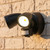 LED Security Light Black 240V 24W Tri-CCT 2200lm IP54 With Sensor