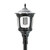 Solar Post Light Black 3000K 3000lm IP65 IK08 Motion Sensor Commercial Grade