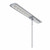Solar Street Light Chrome 12000lm 4000K IP65 IK08 Motion Sensor Commercial Grade