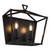 Wall Light Black Lantern 2 Light E14 25W