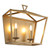 Wall Light Gold Lantern 2 Light E14 25W