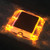 Solar Road Stud Orange Low-Profile 15 Tonne Commercial Grade IP68 2 Units