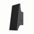 Solar Up Down Wall Light Black 4000K 700lm IP54