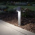 Solar Bollard Light Grey Aluminium 56cm 4000K 500lm IP65