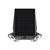 Solar Wall Light Black Dual Head Adjustable 800lm 4000K IP44 With Sensor