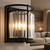 Wall Light Black Crystal Prism 2 Light E14 25W